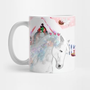 Horse Lovers Christmas Decoration Mug